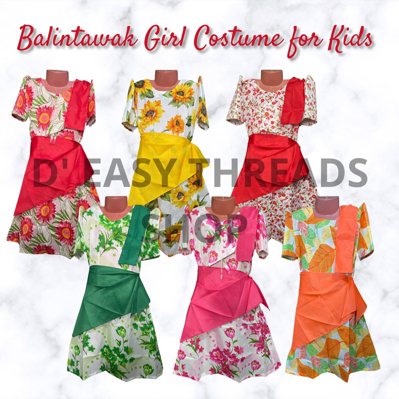 Buwan Ng Wika | Kids Balintawak Costume | Make An Offer For Wholesale Price  Min. Of 12 Pcs. | Shopee Philippines