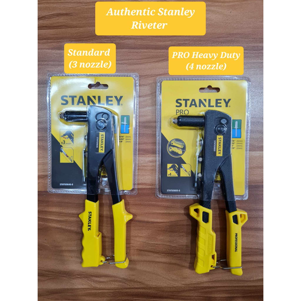Original Stanley Hand Riveter 3 Nozzle / Stanley PRO Heavy Duty Hand ...