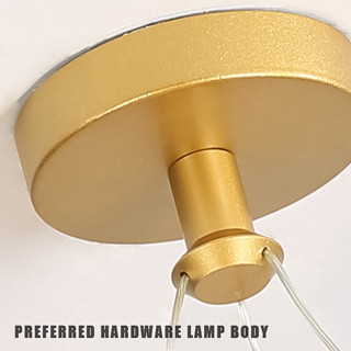 Chandelier Nordic Modern Pendant Light Gold Hanging Lamp for Cloakroom Dining Room Decorative Lights #3
