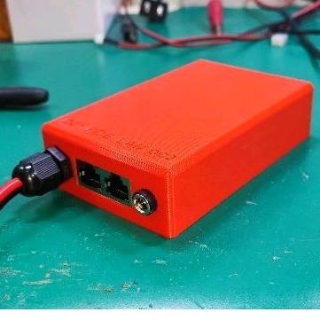 New 12V to 24V Antenna Injector Gigabit 1000M Dual Input For Ubiquiti TPlink Mimosa 3D Printed PLA — view 2