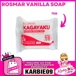 Orig Rosmar Kagayaku Bleaching Whipped Soap Per Piece 70g NEW PACKAGING