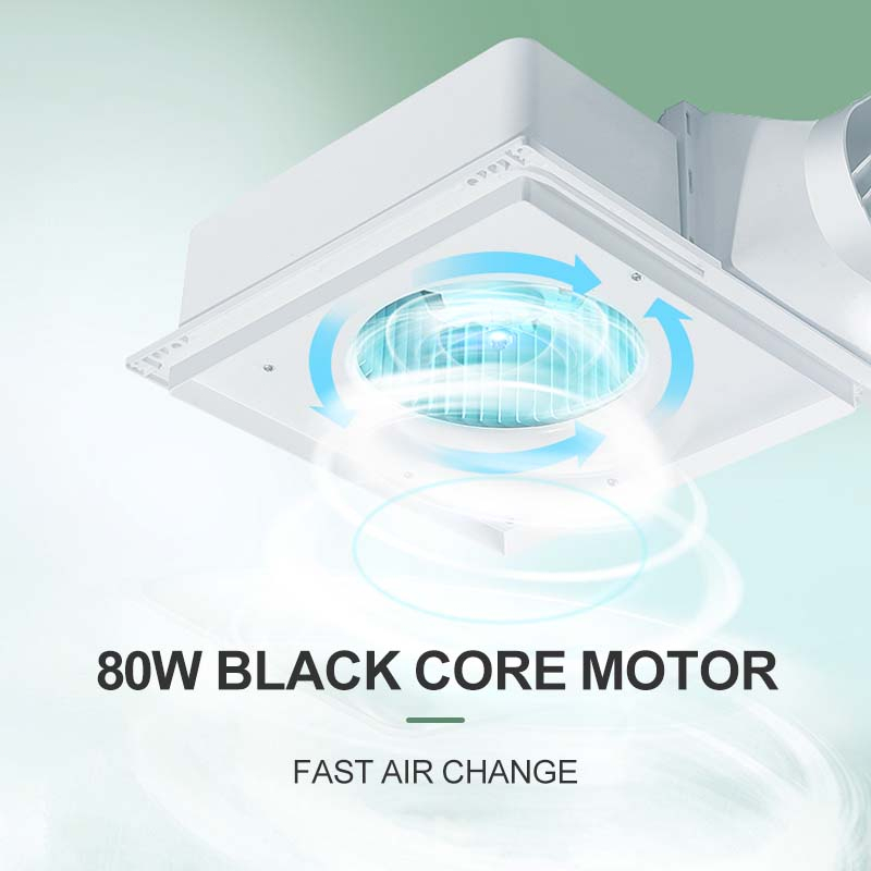 Yowxii Ceiling Exhaust Fan For Kitchen/Room Ventilation Fan Strong Wind 6/8/10/12 Wall Mounted - Image 5