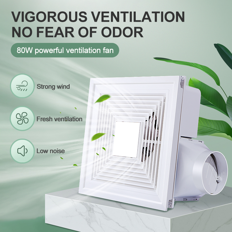 Yowxii Ceiling Exhaust Fan For Kitchen/Room Ventilation Fan Strong Wind 6/8/10/12 Wall Mounted - Image 3