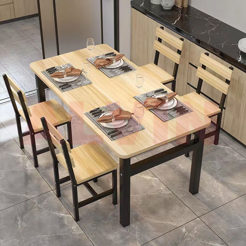RAMEY Dining Table Set With 4 Chair For Living Room Or Restaurant(1+4) - Image 3