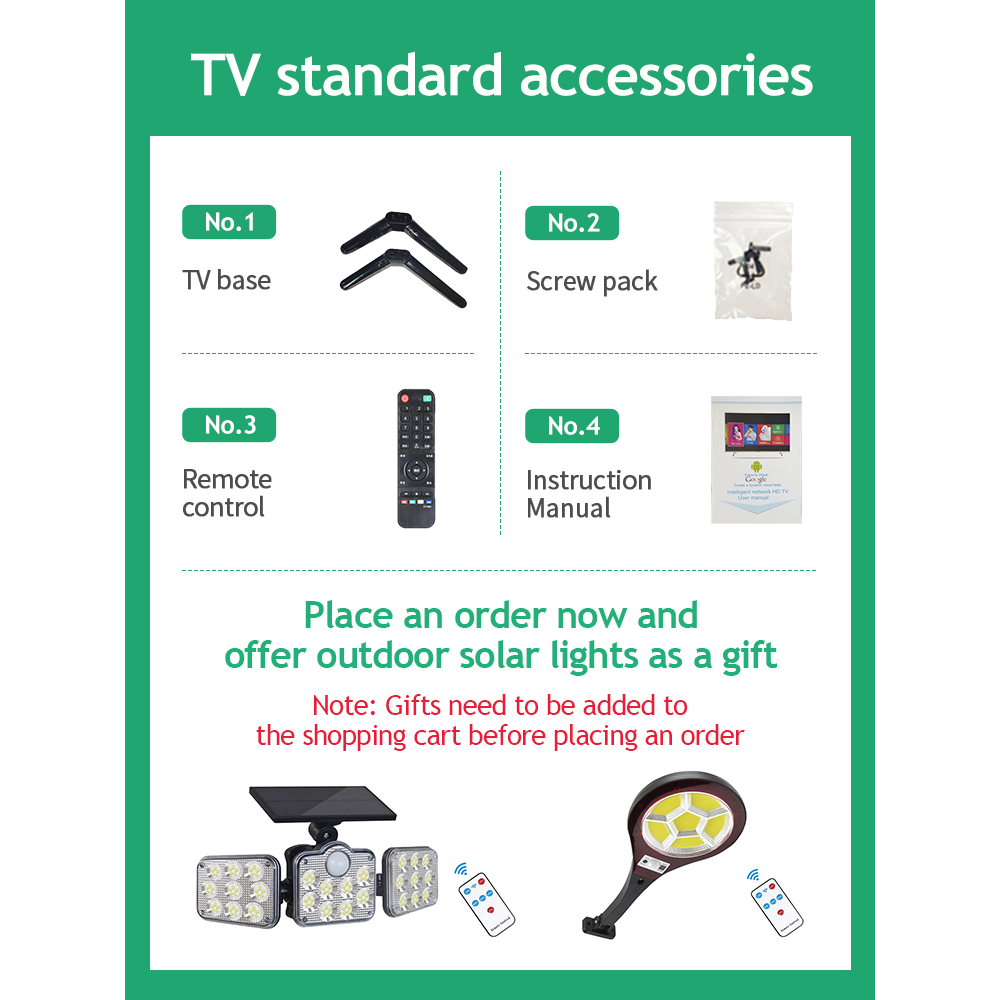 ICON Smart Tv Hd LED Extra Slim Television Google Flat Screen Portable Smart TV 50/32/30/22/19 Inch - Image 8