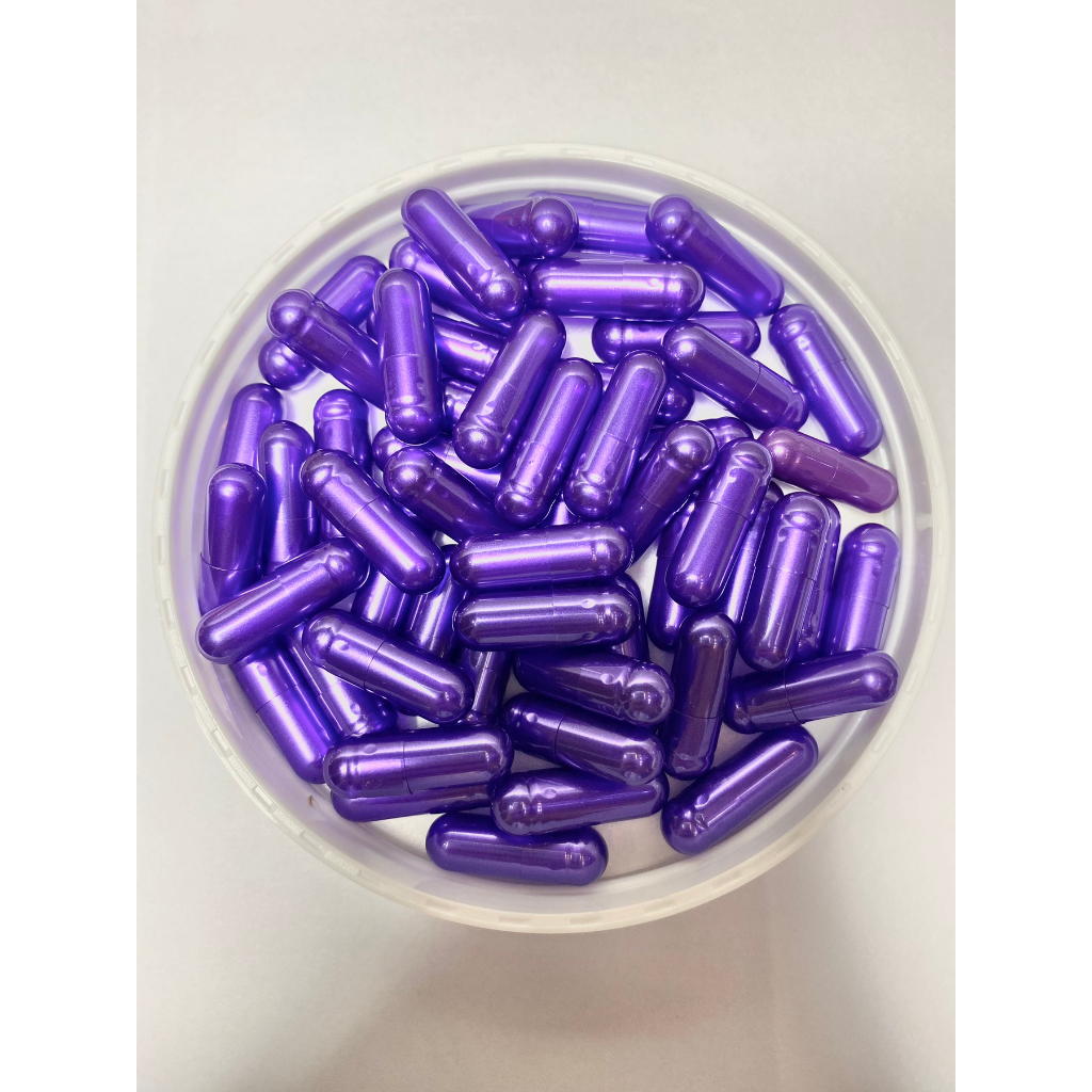Pearl Violet OSPA High Quality Empty Gelatin Capsule - Image 4