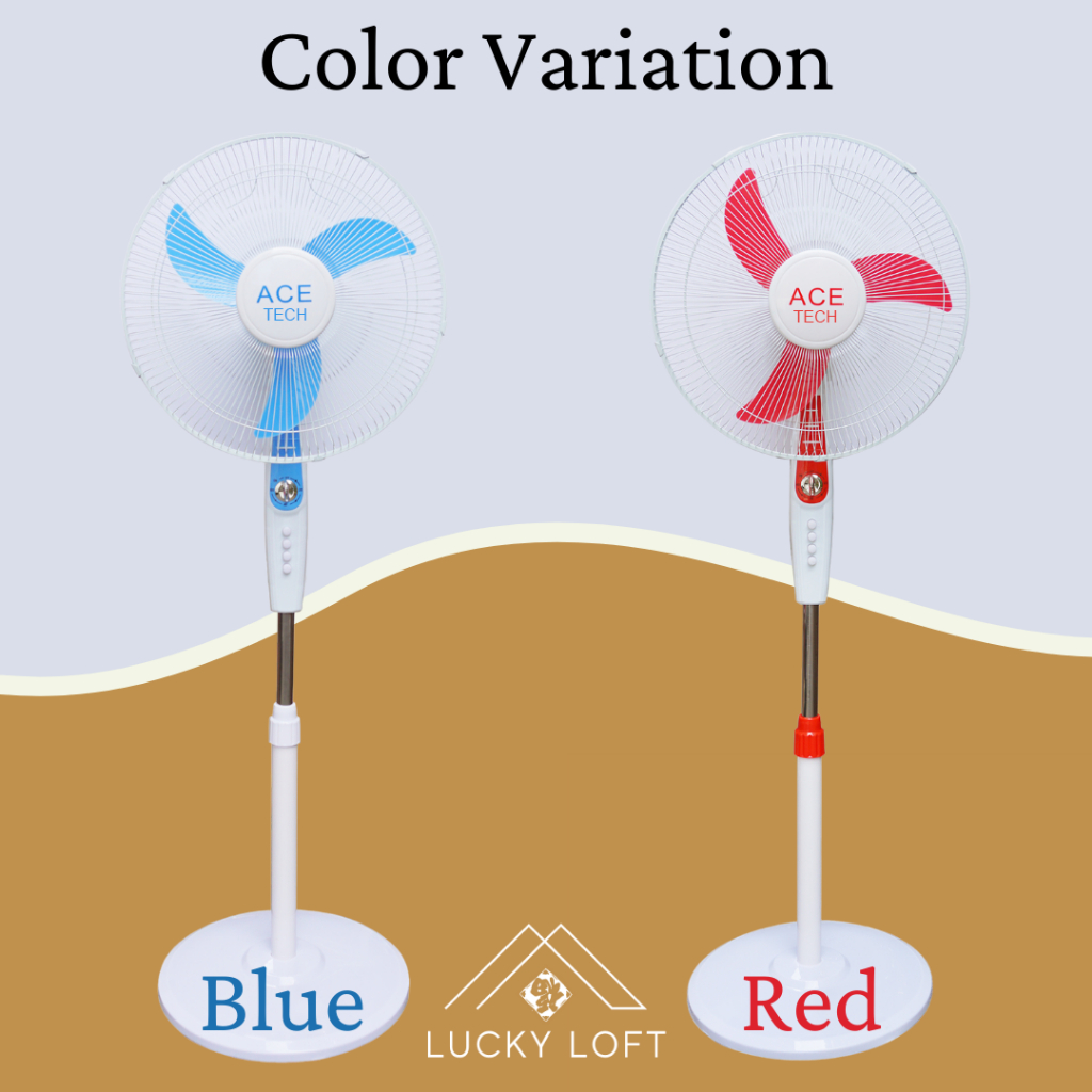 ACE-TECH DC12V 16" Stand Fan (Solar - Battery Operated) SOLAR DC 12 VOLTS 16 inch Stand Fan — view 2