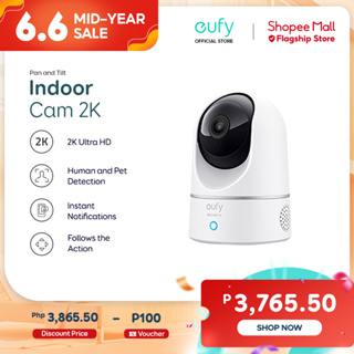 eufy by Anker Security Indoor Cam Pan & Tilt, Indoor Security Camera, CCTV Camera, Wi-Fi, IP Camera