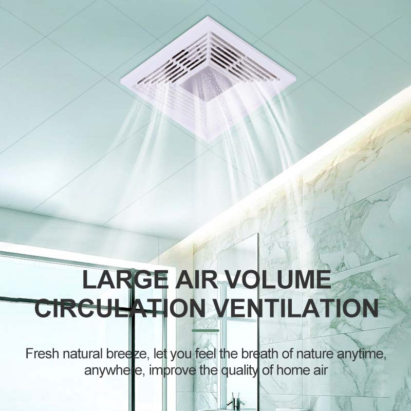 Yowxii Ceiling Exhaust Fan For Kitchen/Room Ventilation Fan Strong Wind 6/8/10/12 Wall Mounted - Image 2