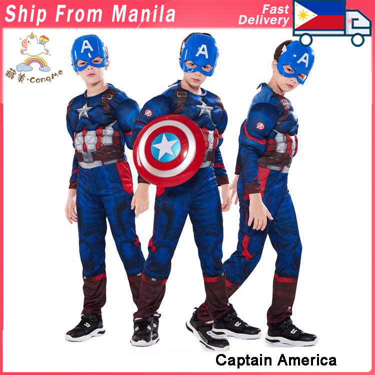 Captain america fancy dress kids sale