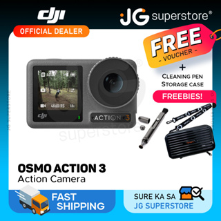 DJI Osmo Action 3 4K 120Hz Camera with Cold Resistance Waterproof Up to 16M (Packs Available)