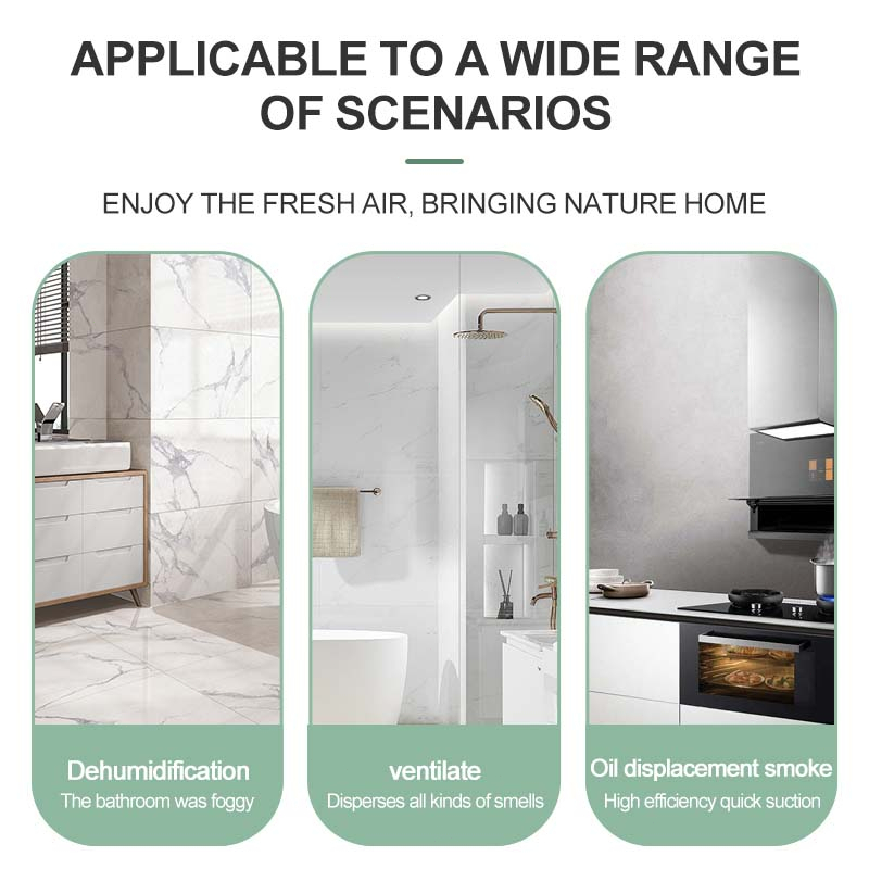 Yowxii Ceiling Exhaust Fan For Kitchen/Room Ventilation Fan Strong Wind 6/8/10/12 Wall Mounted - Image 7