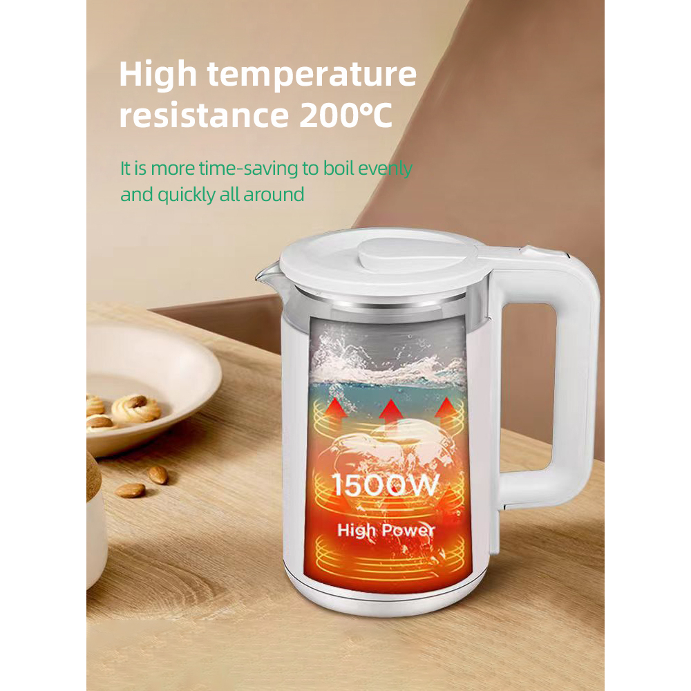 ICON Electric Kettle 1.8L-2.5L 2200w High Power Fast Heating Home Safety Auto-Off Glass water heater - Image 6