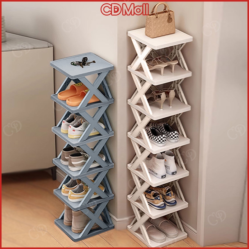 CD Shoe Rack Organizer Space saver Simple Shoes Storage Organizer Rack For Dormitory Home