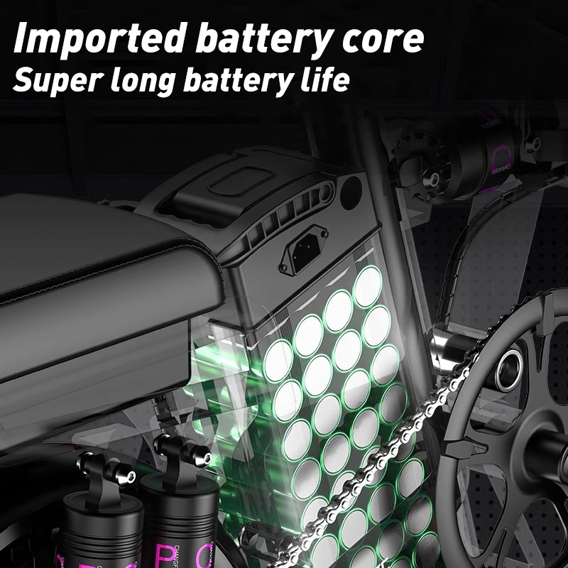 Electric bike for adult foldable Two Wheels e bike 48V12A 14 inch Multiple shock absorbers ABS brake - Image 5