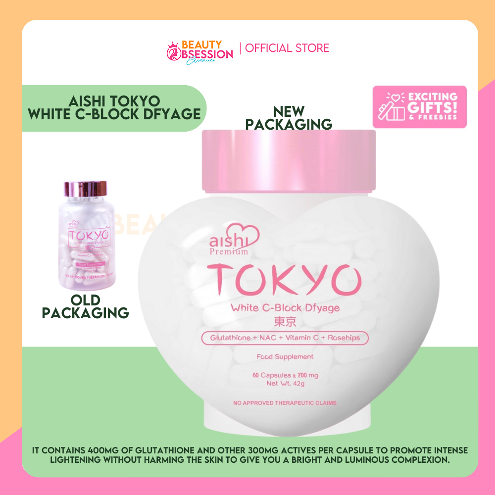fish oil and glutathione Aishi Premium Gluta Melony 10 in 1 Advanced White Glutathione (60 caps –  True Beauty Skin Essentials main image 1