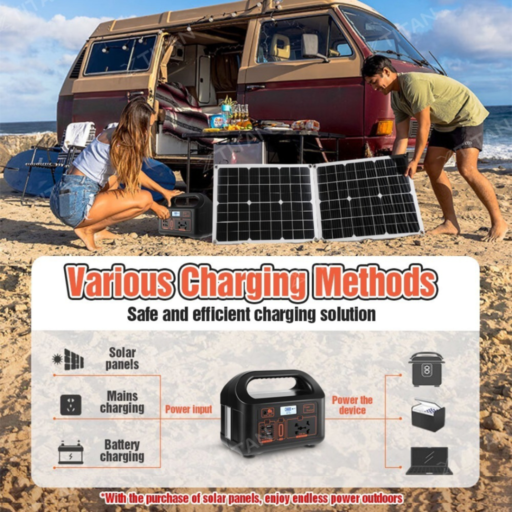 power station 220v 150w power station multi-function portable big capacity solar generator station - Image 2