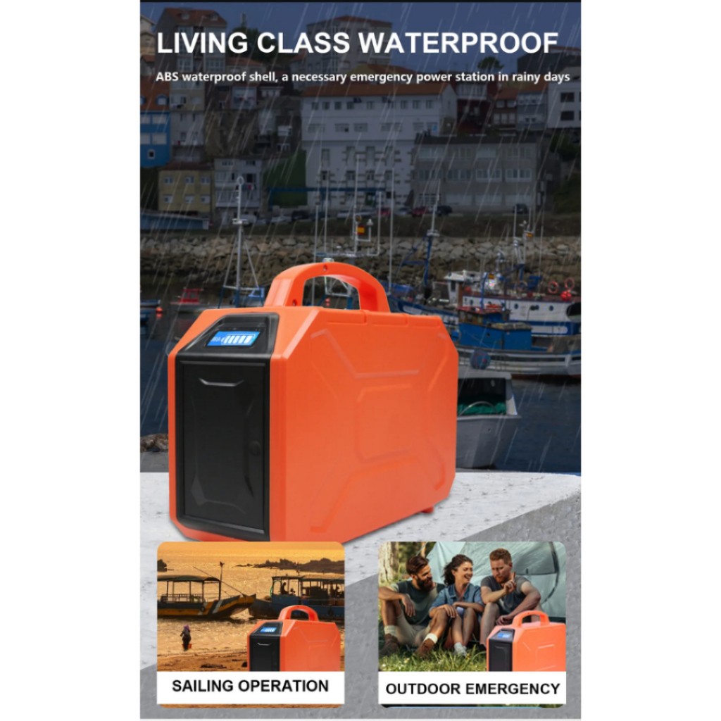 Power Station Solar Portable 220v 200w Original Outdoor Powerbank Solar Charger Generator Camping US - Image 3