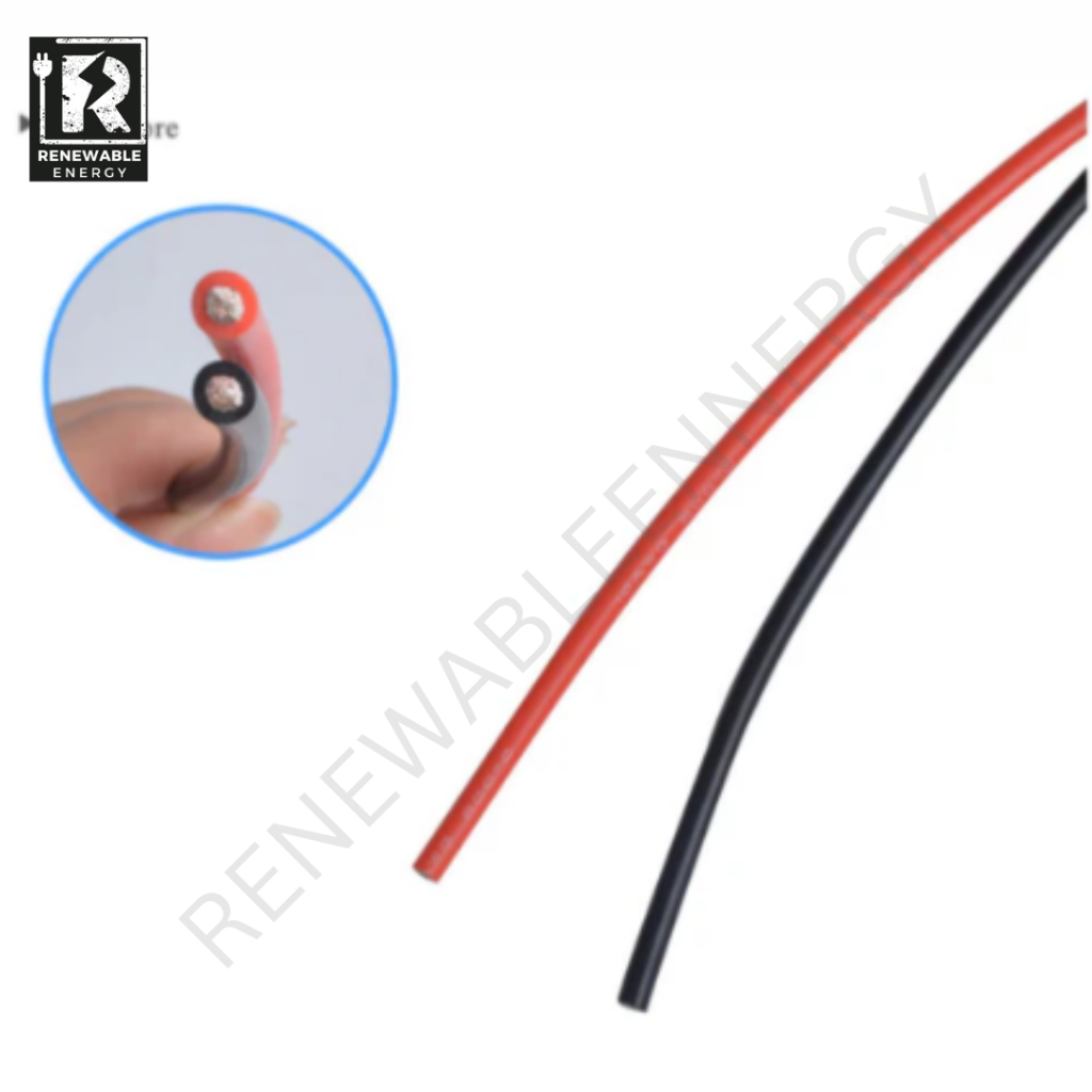 1Meter AWG SILICONE 4AWG  AWG 10AWG 12AWG 14AWG 16AWG 18AWG Gauge Wire Flexible Cable Red / Black — view 3
