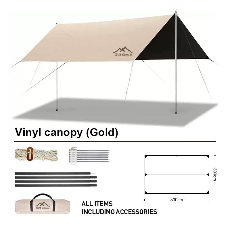 【Complete Set】Canopy tent set  Ultralight Weight Flysheet Octagonal Butterfly Canopy canopy — view 8