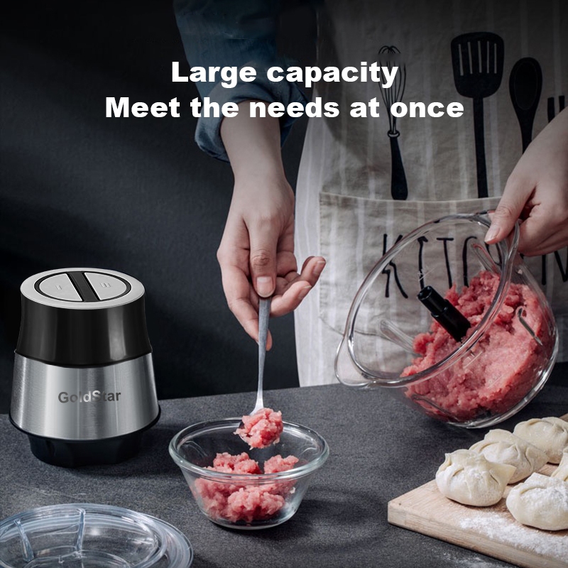 Gold Star Meat Grinder Food Processor Electric Heavy Duty MultiFunction Blender Baby Food Processor - Image 3