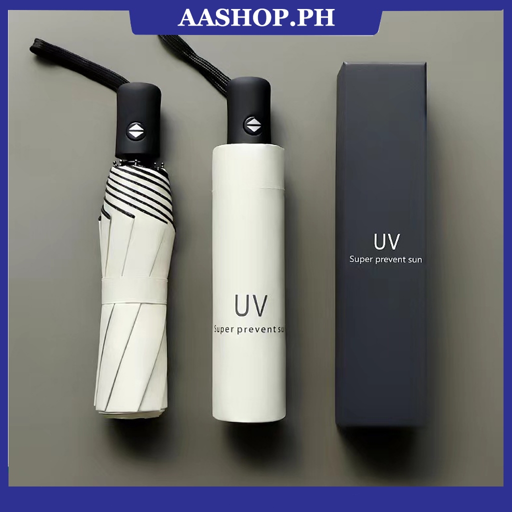 Automatic UV Umbrella Anti-Pressure Umbrella UV Sunscreen Folding Umbrella Sun/Rain payong