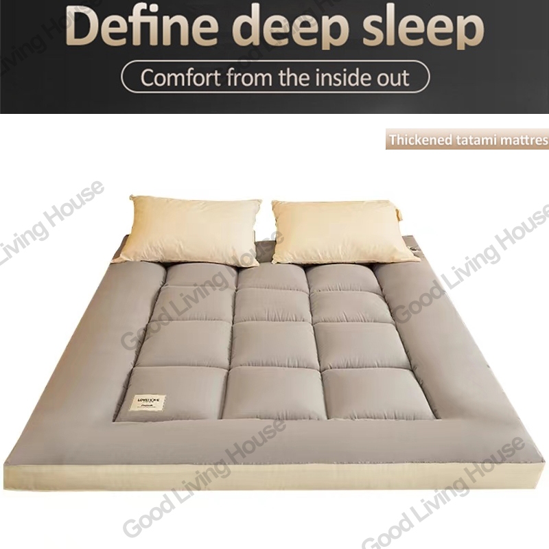 10cm Mattress Thicker Foam Mattress Topper Foldable Queen Velvet Soft Bed Tatami murah mattres Floor - Image 5