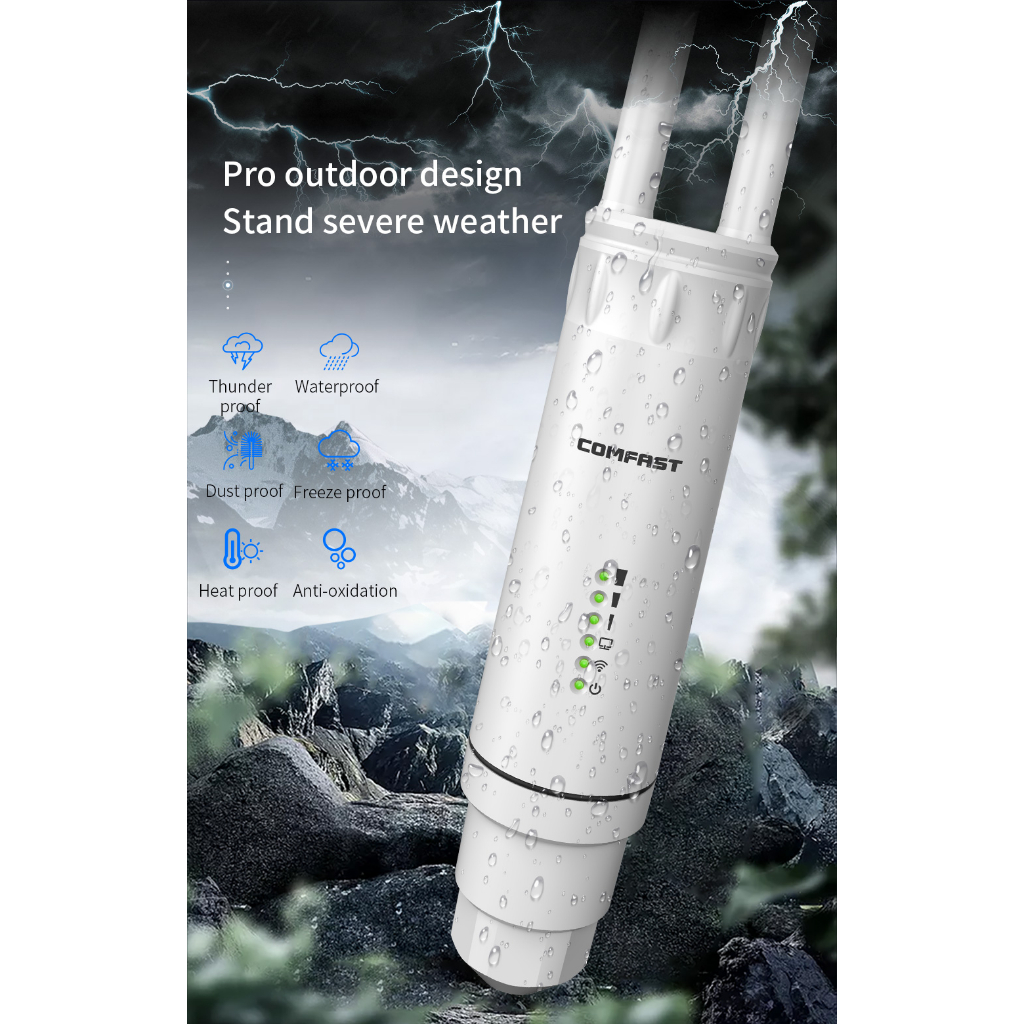 Comfast EW73/EW71 Outdoor High Power AP 300Mbps Wifi Coverage Access Point Wide Range Wireless AP - Image 2