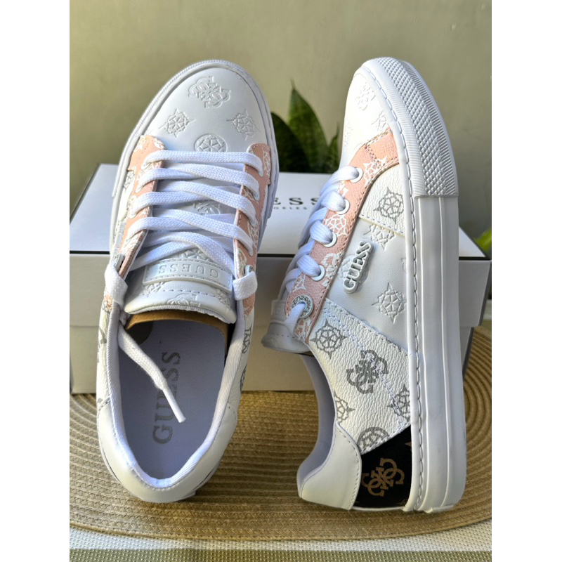 Guess white high top sneakers online