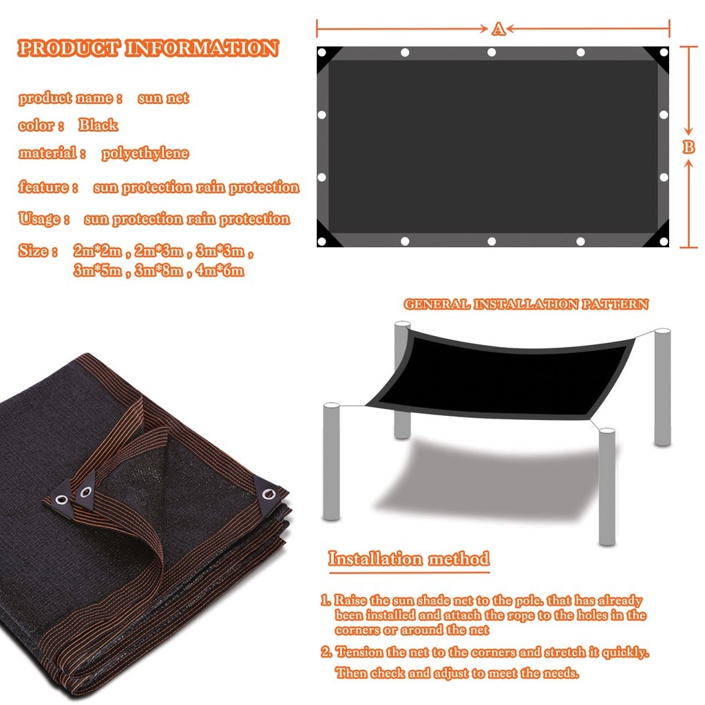 BUY 1 TAKE 1 Sunshade Net Anti-UV Resistant 98% Net Sunscreen And Shade Net Outdoor Garden Greenhous - Image 8