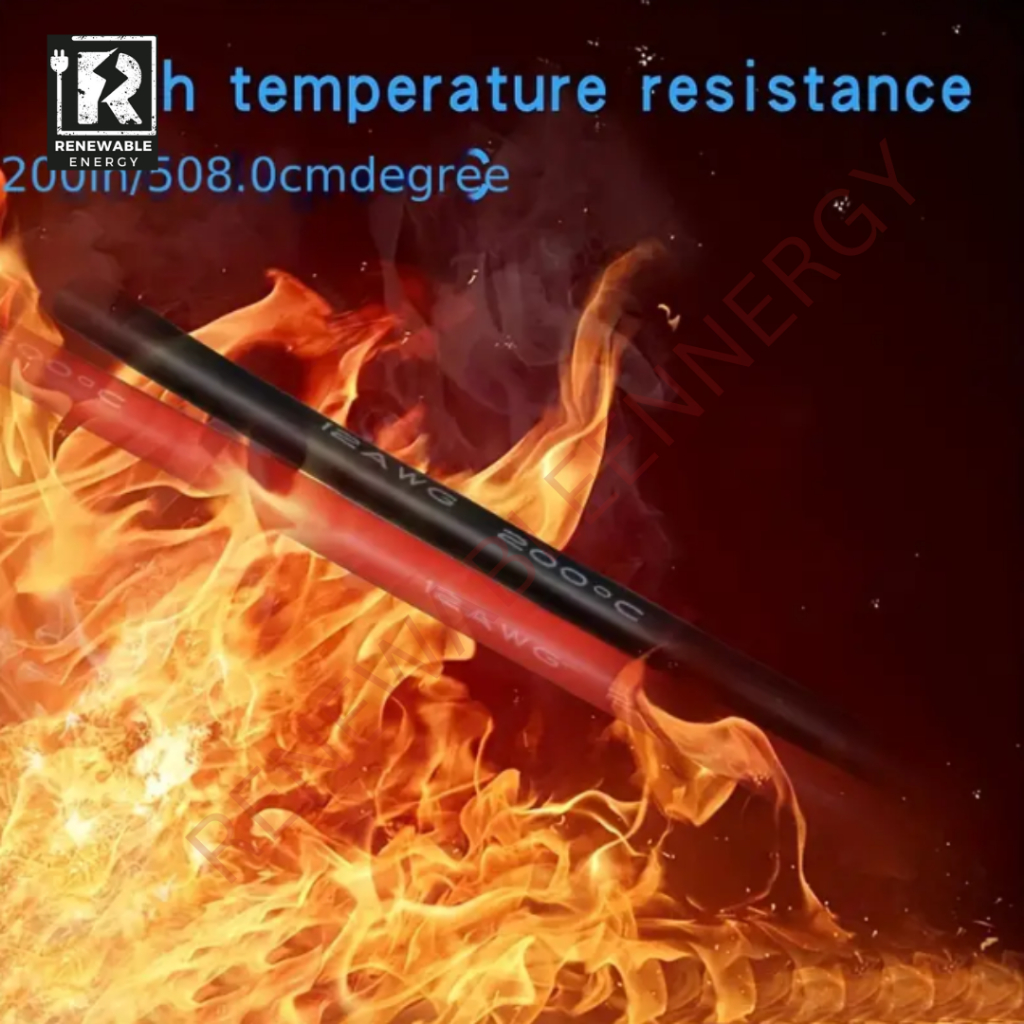 1Meter AWG SILICONE 4AWG  AWG 10AWG 12AWG 14AWG 16AWG 18AWG Gauge Wire Flexible Cable Red / Black — view 8