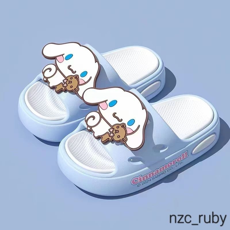 【NZC】_mall Super new kids kuromi Word slippers - Image 2