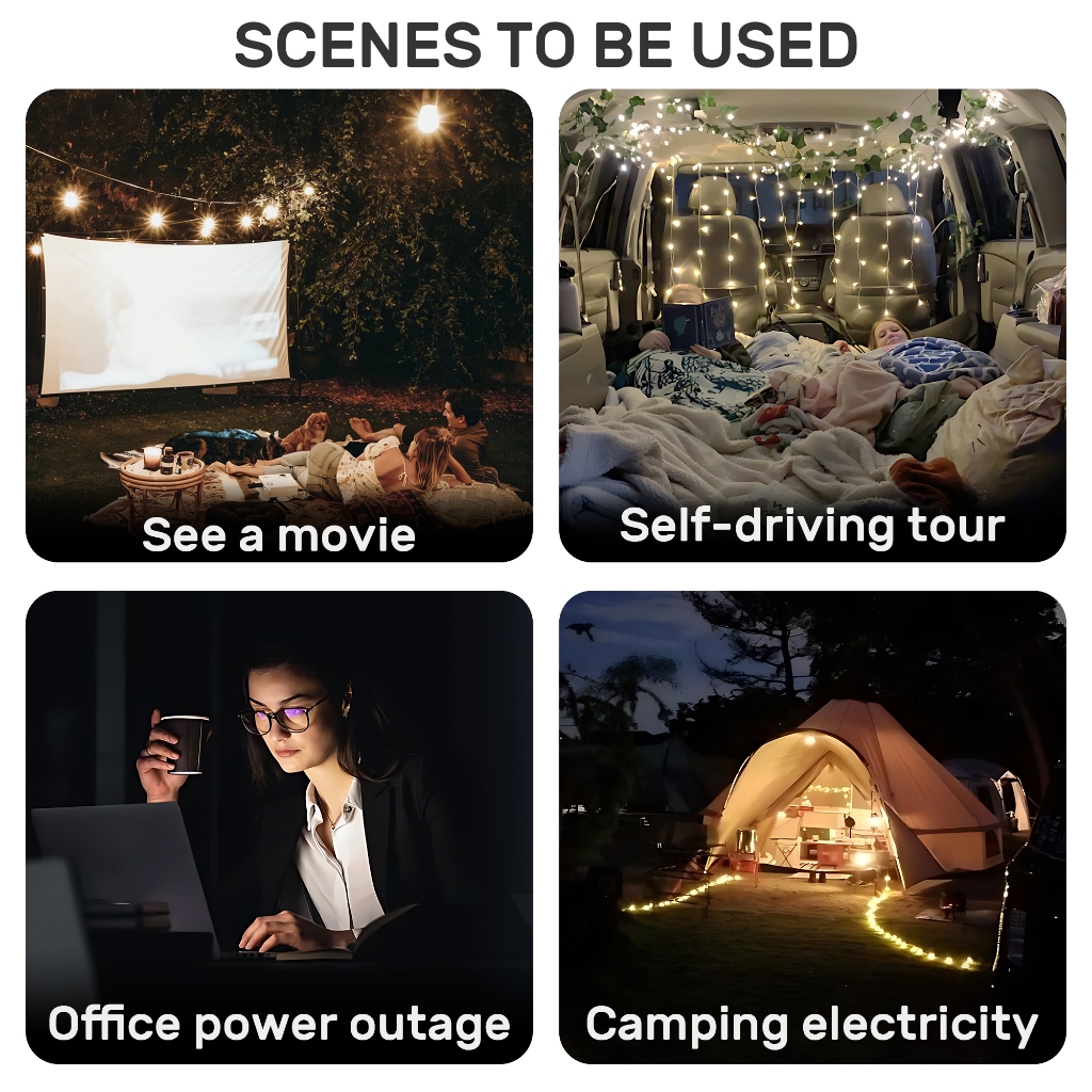 PB SOLAR power station solar portable 300w 192wh lithium battery original high capacity power bank - Image 6