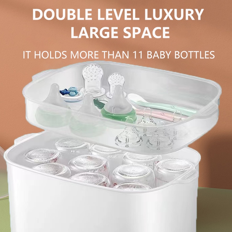 COCOBB 5 In1 Baby Bottle Sterilizer And Dryer Large Capacity Milk Warmer Steam Auto Shut-Off - Image 3