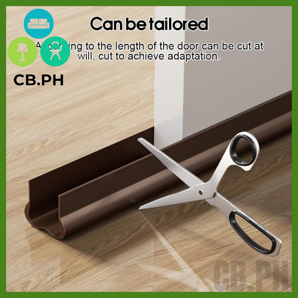 Ultra thin Door Bottom Seal Door Seam Soundproof Strip Mute with Stickers Water Retaining windproof