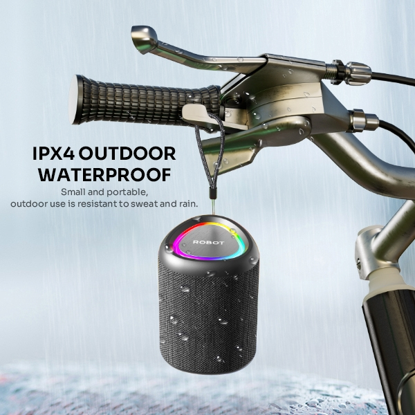 Robot RB120 RGB Portable Wireless Bluetooth bass Speaker Stereo Waterproof IPX4 1200mAH Freeshipping - Image 4