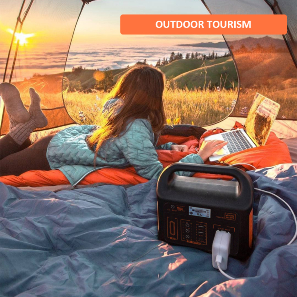 Power Station with Solar Panel 300w 86000mah Solar Generator Powerbank Outdoor Solar Power Station - Image 4