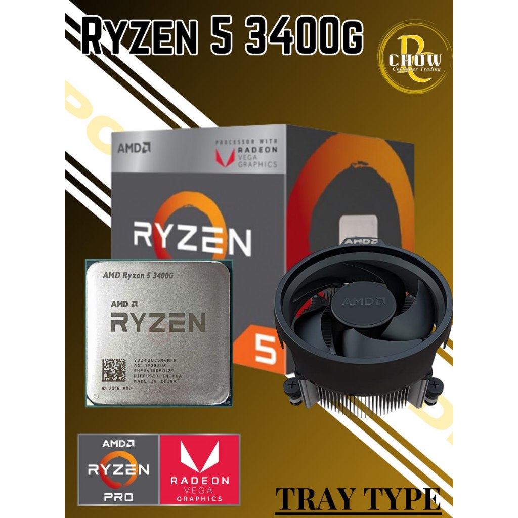 Cpu Amd Am4 Ryzen Ryzen 3400g Pro Radeon Graphics Amd Ryzen 3400g
