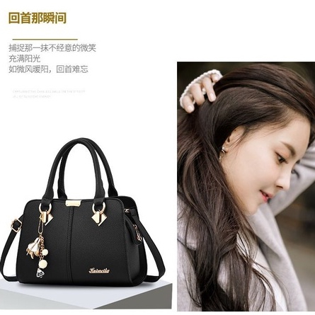 Ladies Large Capacity Leather Tote Bag Korean High Quality Fashion Shoulder Bag#B0198 - Image 6