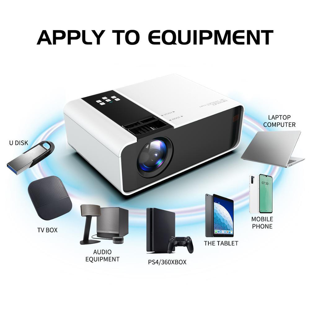 G86 Projector Mini Projector Phone Portable Projector Laptop Lcd 4K HD Small Projecter Home Theater - Image 3
