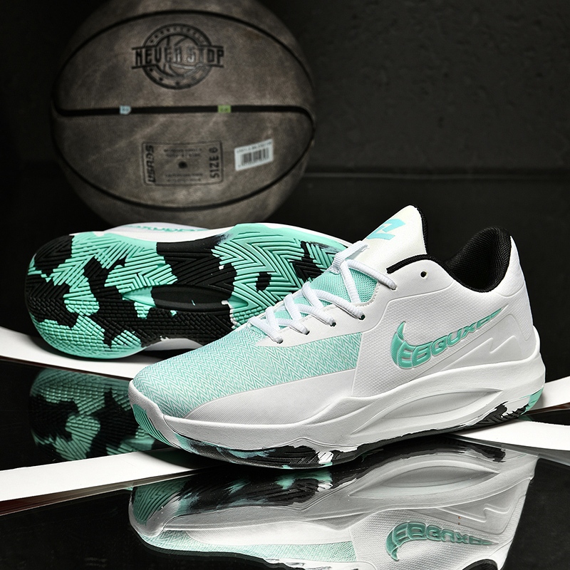Precision 6 Mint Green Unisex Sports Basketball Shoes For Men SPIKE Quality With Box 2207 - Image 3