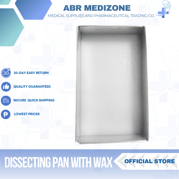6-Pack Aluminum Dissection Trays With Wax - 10x7 Inch Lab Trays For Science Classrooms