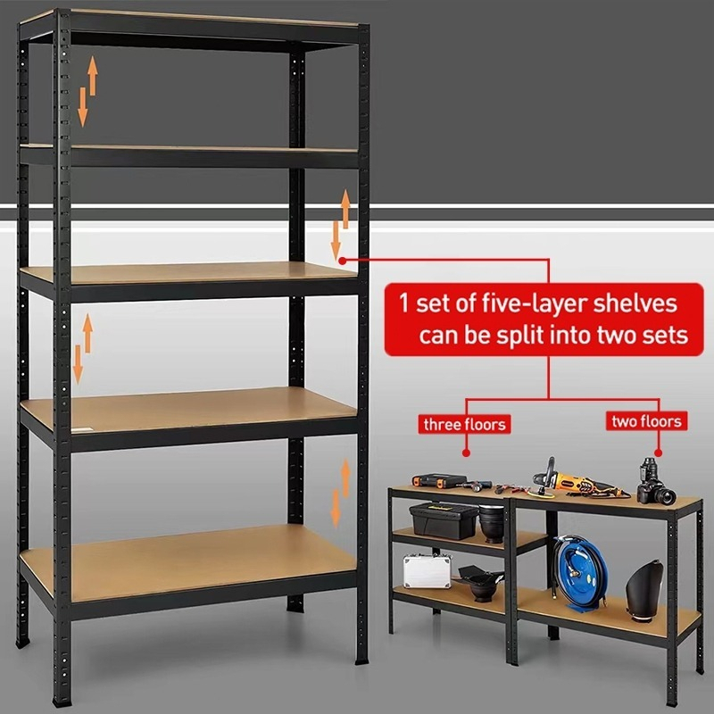 Boltless Steel rack Adjustable Height 6 Layer waterproof stante Organizer Metal Storage Shelves - Image 4
