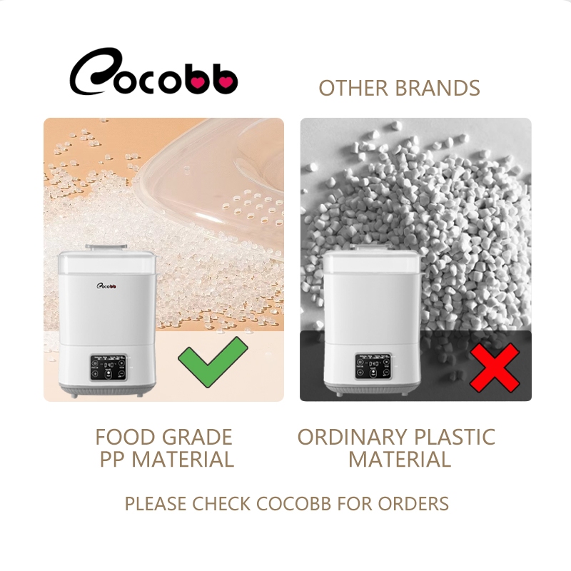 COCOBB 5 In1 Baby Bottle Sterilizer And Dryer Large Capacity Milk Warmer Steam Auto Shut-Off - Image 5