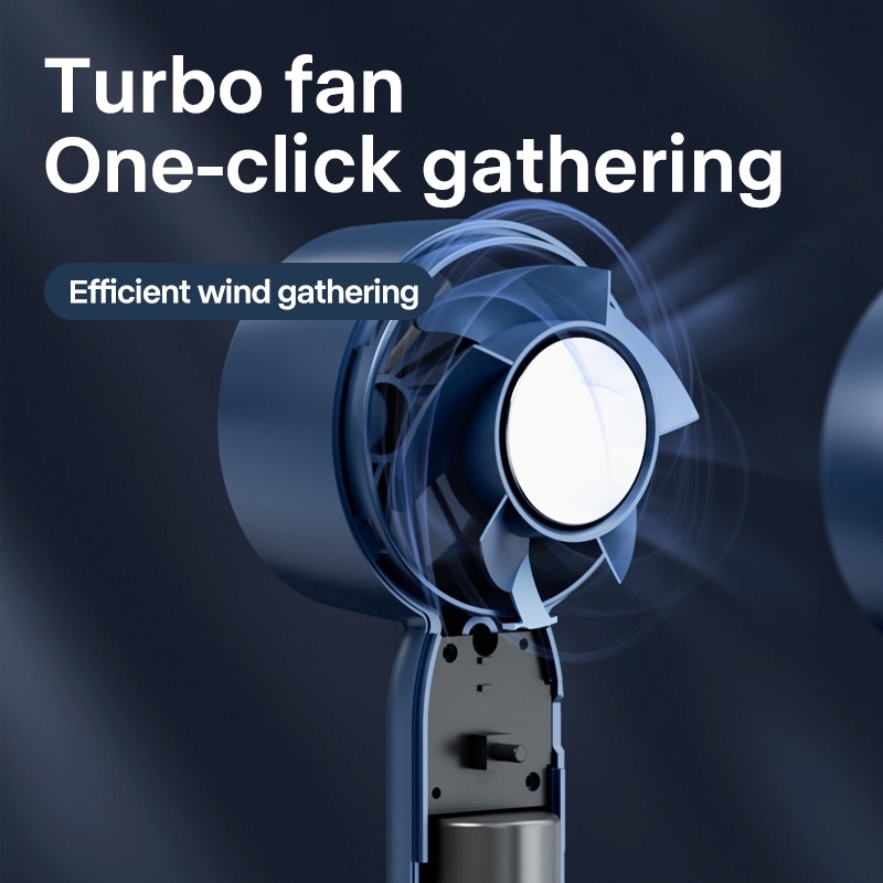 T10 Portable Mini Fan USB Rechargeable Fan Adjustable Cooling Fan Handheld fan - Image 4