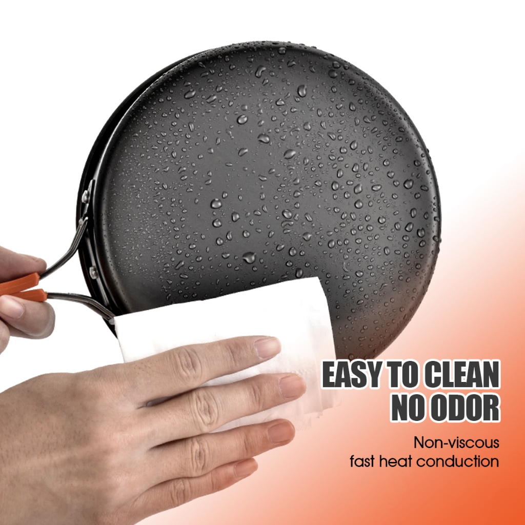 Camping Equipment Camping Cooking Set With Bag cookware barbecue tableware outdoor picnic hiking - Image 2