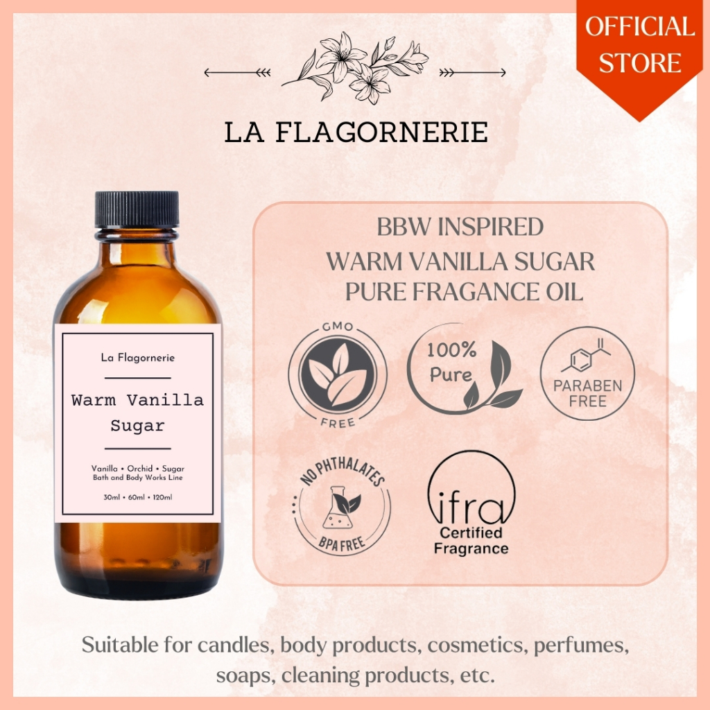 Warm Vanilla Sugar | Pure Fragrance Oil | For candle, soap, diffuser ...