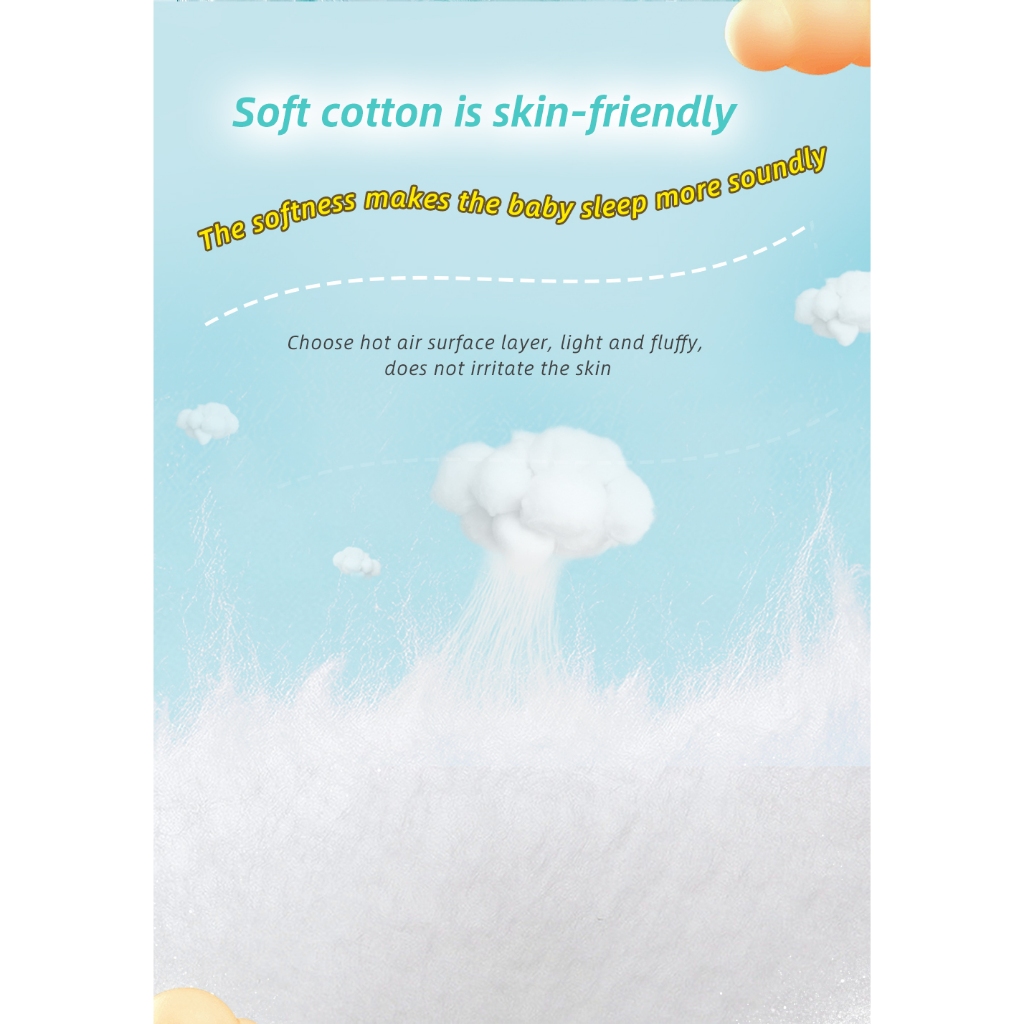 Penbose Baby Diaper or Pull Up Pants Tapes M/L/XL/XXL/3XL 50pcs diaper for Baby Unisex Ultra thin — view 4