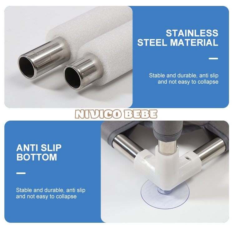 NIVICO BEBE Playpen For Baby With Foam Queen King Size Indoor Breathable Mesh Safety Baby Playpen - Image 7