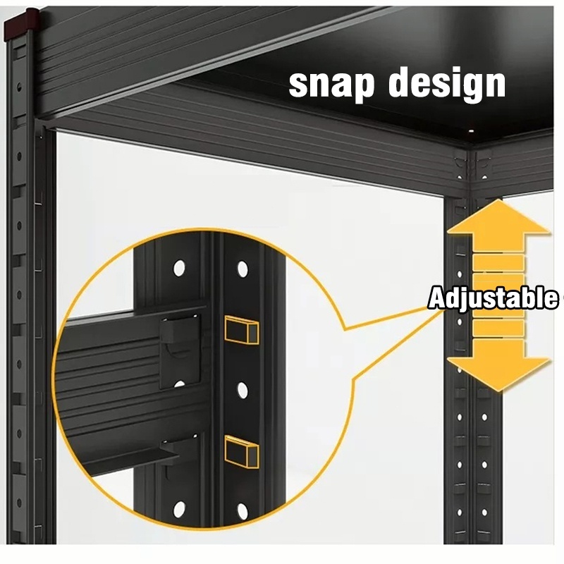 Boltless Steel Rack 5/6 Layers Adjustable Heavy Duty Rack Metal Stainless waterproof Storage Shelves - Image 2